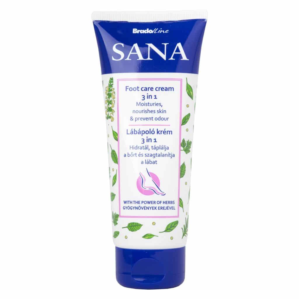 Sana 3 in 1 lábápoló krém 100ml
