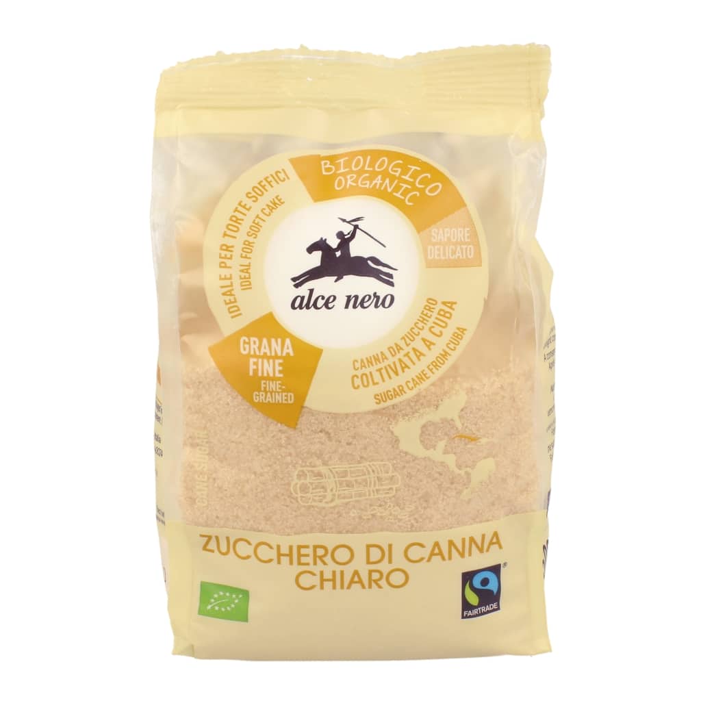 Alce Nero BIO Kubai világosbarna nádcukor 500g