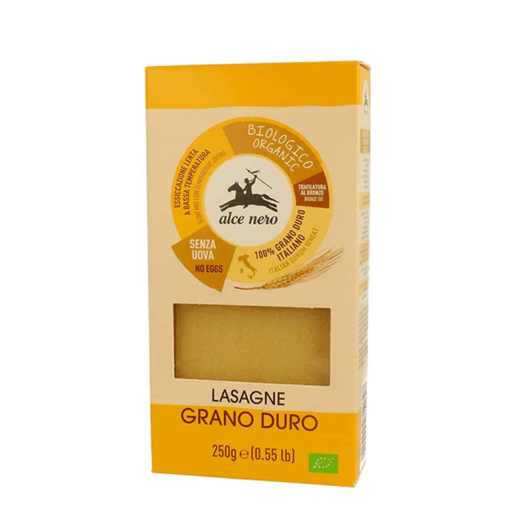 Alce Nero BIO Lasagne durum búzadarából 250g