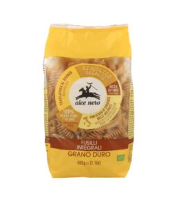 Alce Nero BIO Teljes kiőrlésű fusilli (csavart orsó) 500g