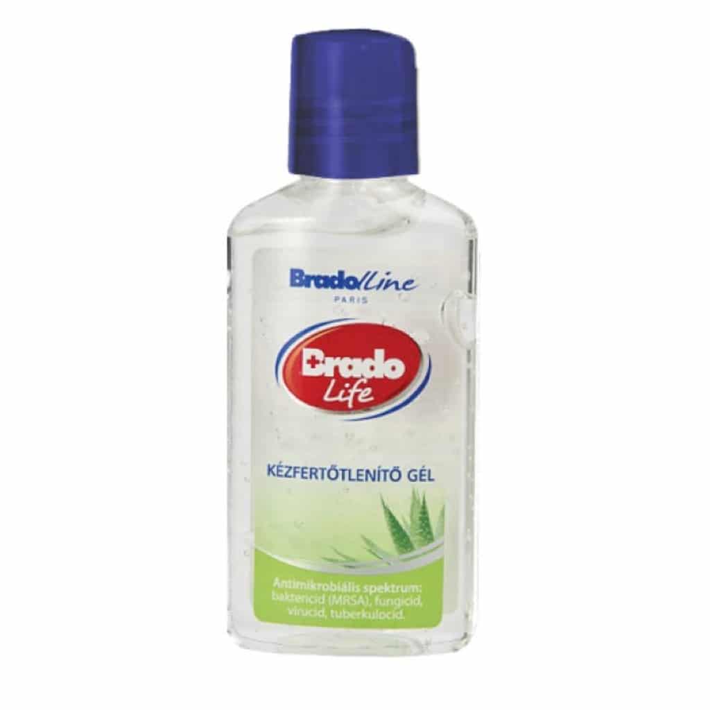 Bradolife Kézfertőtlenítő gél aloe vera 50ml