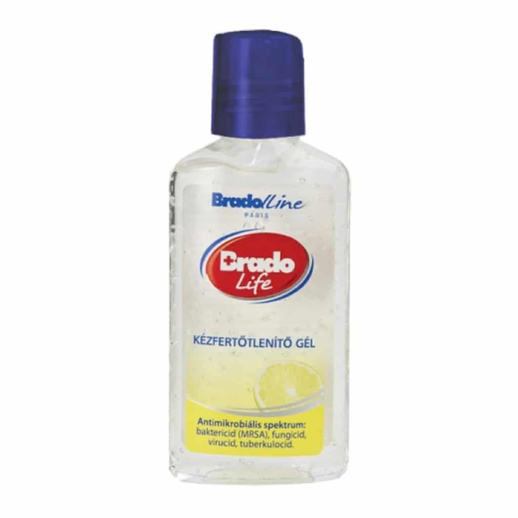 Bradolife Kézfertőtlenítő gél citrom 50ml