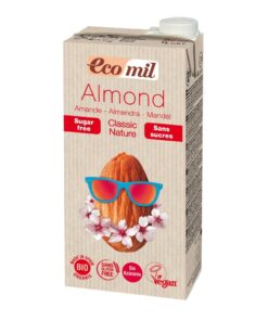 EcoMil BIO Mandulaital hozzáadott édesítő nélkül 1l
