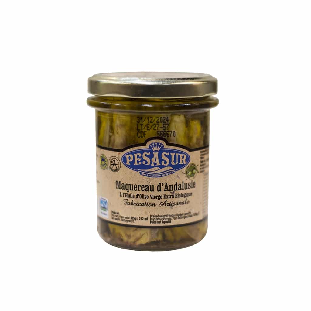 Pesasur Makrélafilé BIO extra szűz olívaolajban 212ml / 195g