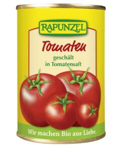 Kifutó Termék: Rapunzel Hámozott egész paradicsom paradicsomében BIO 400g