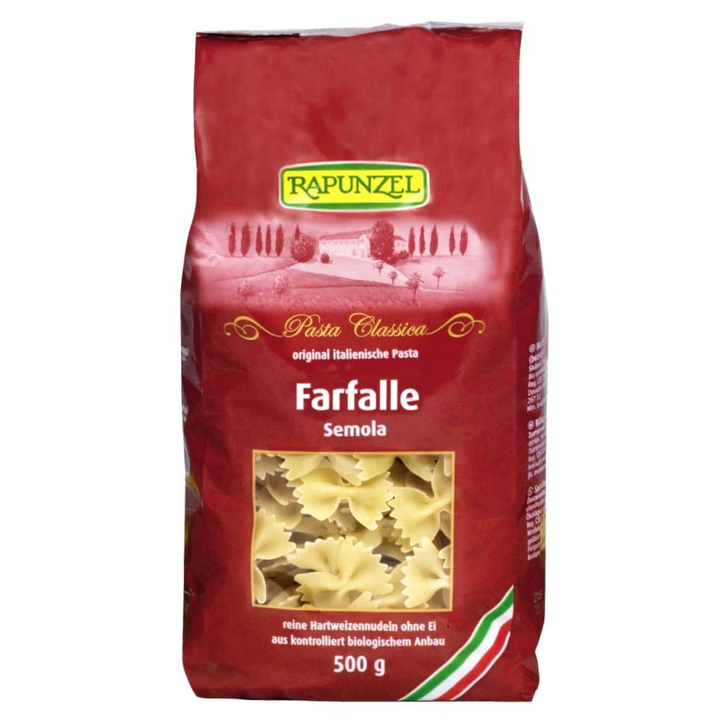 Kifutó Termék: Rapunzel Masnitészta durum fehér BIO 500g