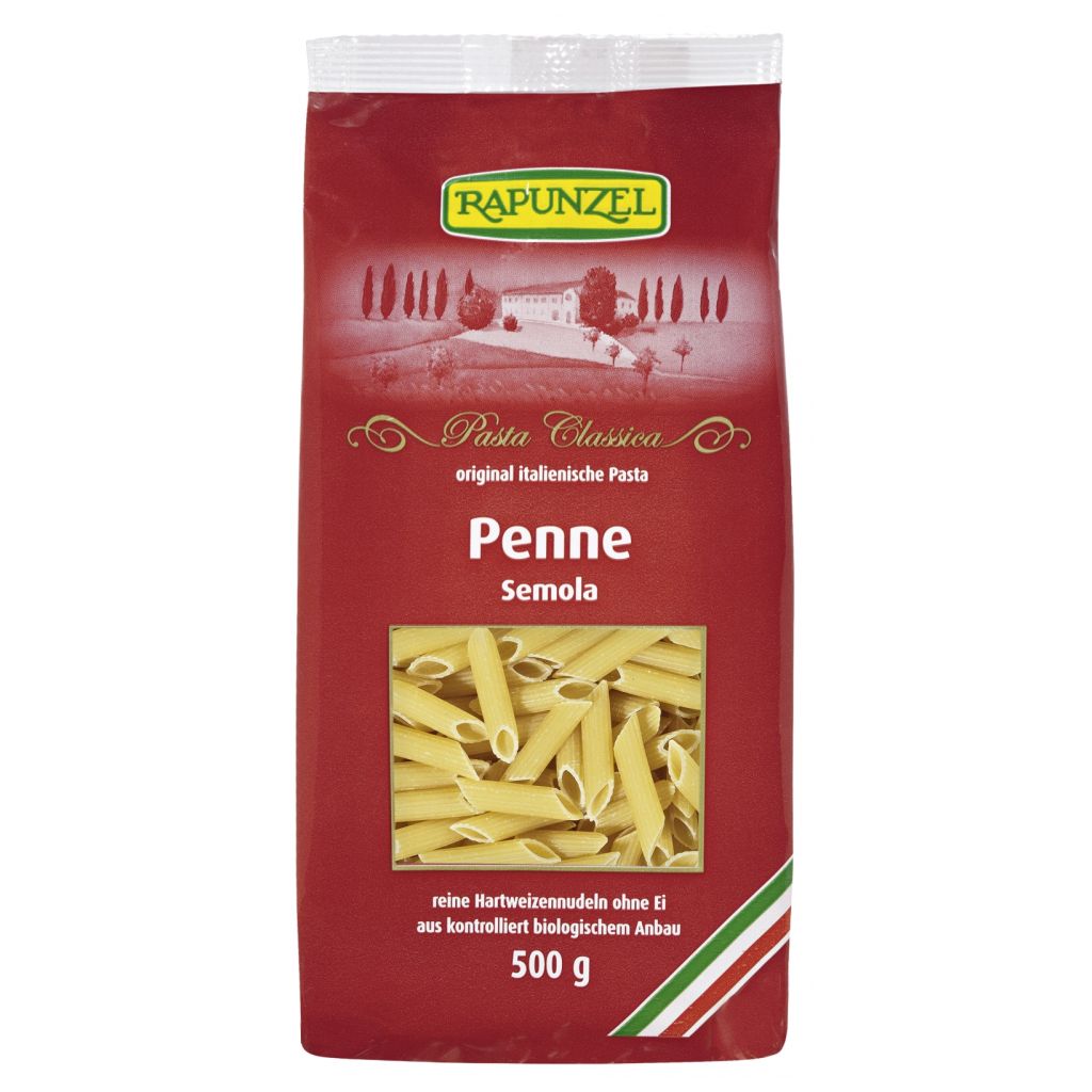 Kifutó Termék: Rapunzel Penne durumdarás, fehér BIO 500g