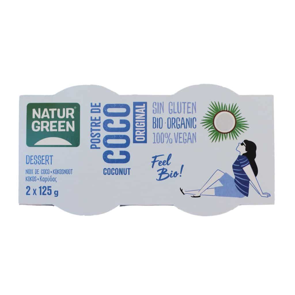 NaturGreen BIO Kókuszdesszert 2x125g