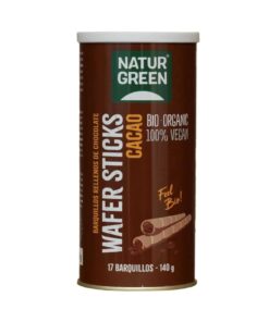 Kifutó Termék: Naturgreen BIO Kakaókrémmel töltött ostyarúd 140g