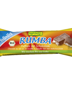 Rapunzel Rumba puffasztott rizsszelet tejcsokoládával BIO 21g