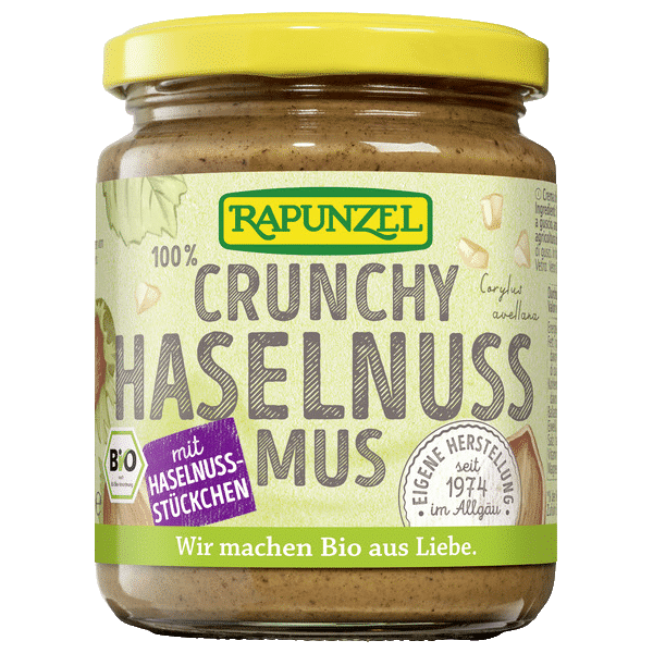 Kifutó Termék: Rapunzel Ropogós mogyoróvaj BIO 250g