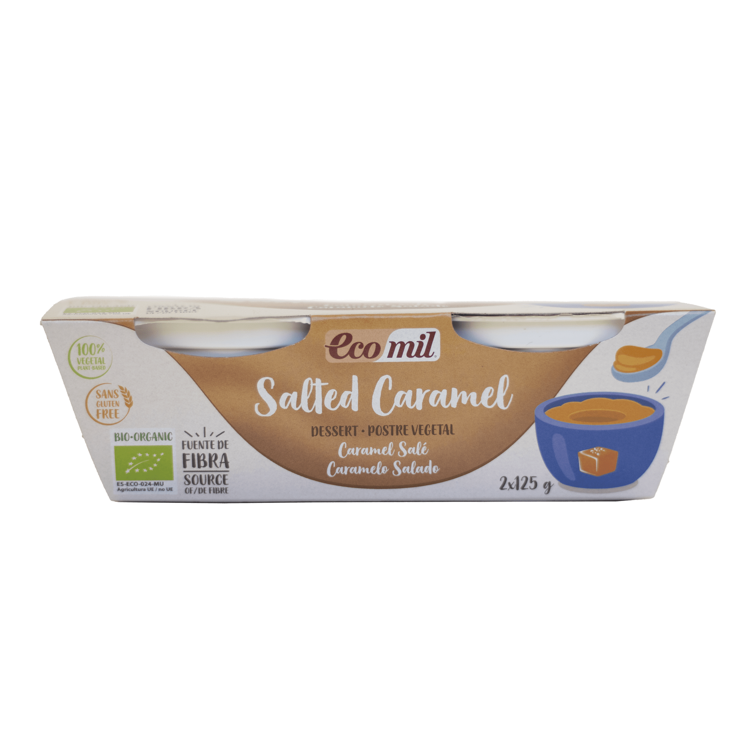 Ecomil BIO Desszert Sós karamell 2x125g