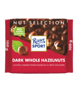 Ritter Sport Egészmogyorós étcsokoládé táblás csokoládé