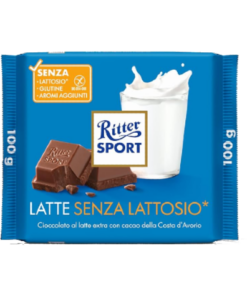 Ritter Sport Laktózmentes Lágy tejcsokoládé táblás csokoládé