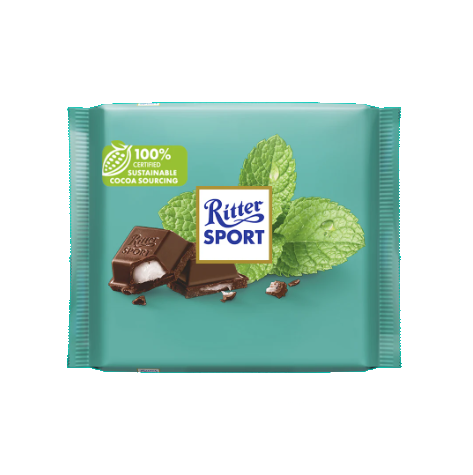 Ritter Sport Mentás csokoládé táblás csokoládé