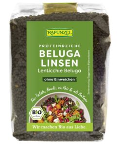 Rapunzel Beluga (fekete) lencse BIO 500g