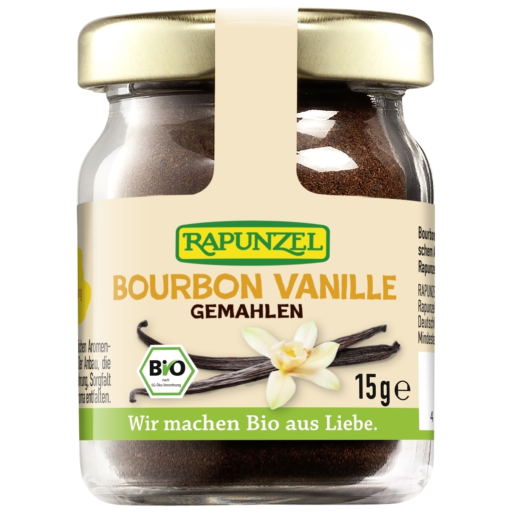 Rapunzel Bourbon vaníliapor üveges BIO 15g