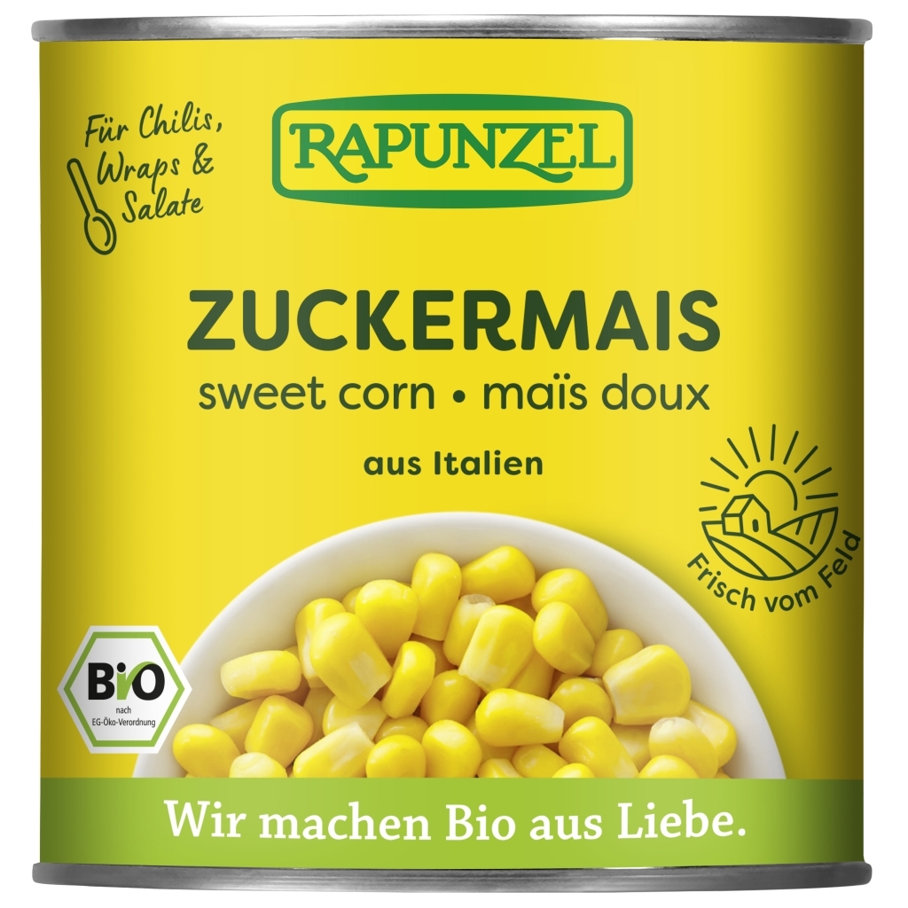 Rapunzel Édes csemege kukorica lében BIO 340g