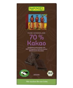 Rapunzel Keserűcsokoládé 70% BIO 80g