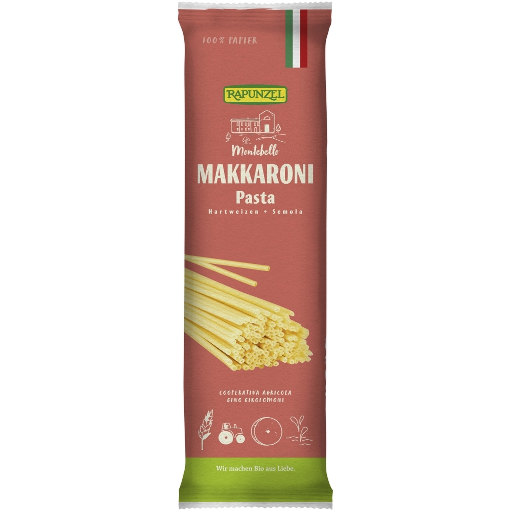 Rapunzel Makaróni durum fehér BIO 500g