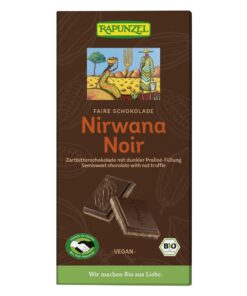Rapunzel Nirwana Noir keserű töltött csokoládé BIO 100g