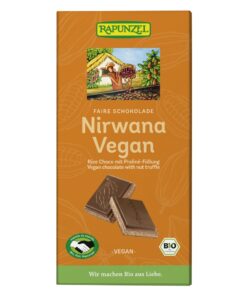 Rapunzel Nirwana rizstejes csokoládé VEGÁN BIO 100g