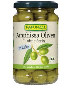 Rapunzel Zöld olíva magozott, lében, Amphissa BIO 315g