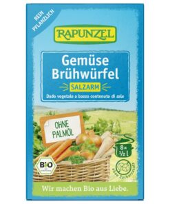 Rapunzel Zöldségleveskocka sószegény BIO 68g